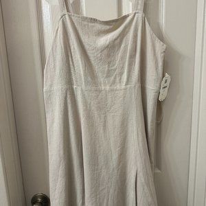 NWT Altar'd State Cream Dress with Cinch Back